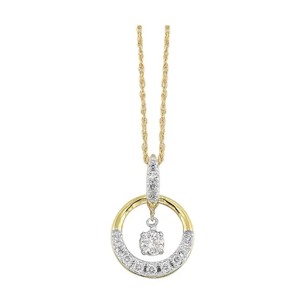 10Kt Yellow Gold Diamond 1/7Ctw Pendant Mees Jewelry Chillicothe, OH