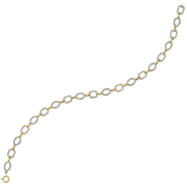 Yellow Gold Diamond Bracelet Mees Jewelry Chillicothe, OH