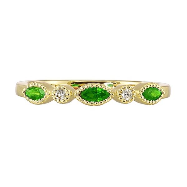Emerald and Diamond Ring Mees Jewelry Chillicothe, OH