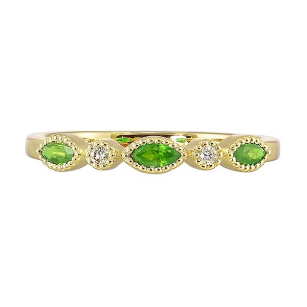 Peridot and Diamond Ring Mees Jewelry Chillicothe, OH