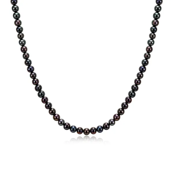 Basic Genuine Black Pearl Necklace Mees Jewelry Chillicothe, OH