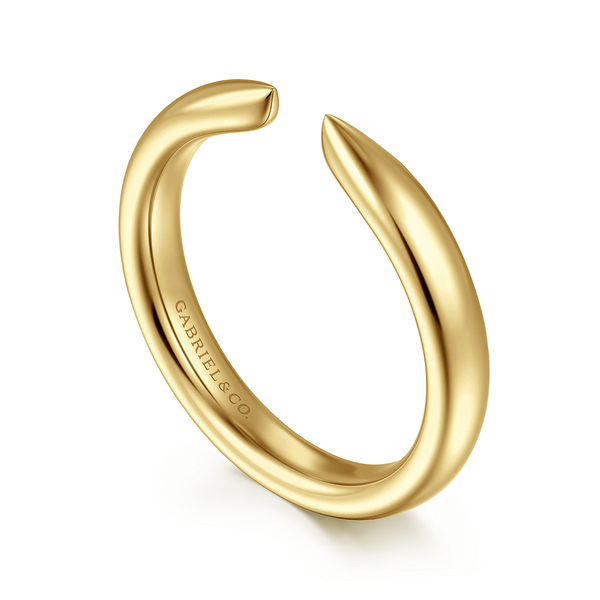 14K Yellow Gold Open Anniversary Band Image 2 Mees Jewelry Chillicothe, OH