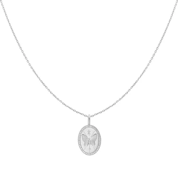 Silver Butterfly Pendant Necklace Mees Jewelry Chillicothe, OH