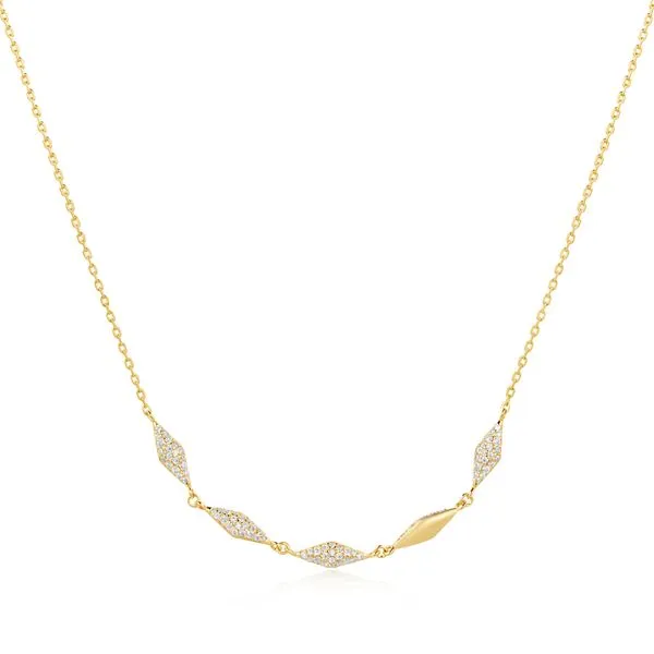 Gold Multi Sparkle Necklace Mees Jewelry Chillicothe, OH