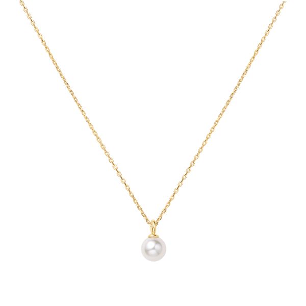 Gold Pearl Drop Pendant Necklace Mees Jewelry Chillicothe, OH