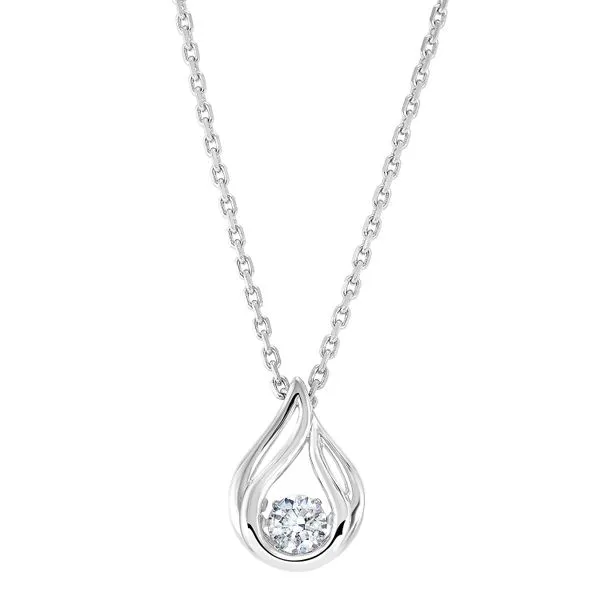 Rhythm of Love Sterling Silver CZ Pendant Mees Jewelry Chillicothe, OH