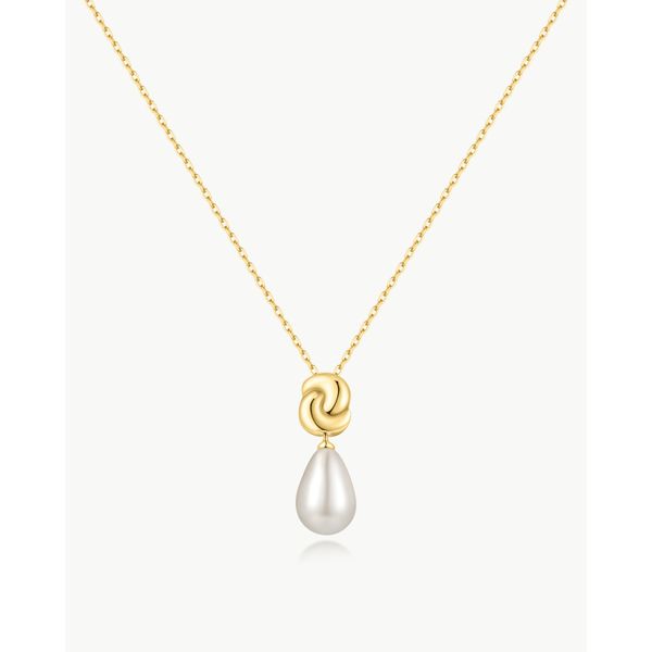 Twist & Shell Pearl Necklace Mees Jewelry Chillicothe, OH