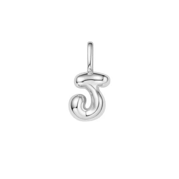 Silver J Letter Charm Mees Jewelry Chillicothe, OH