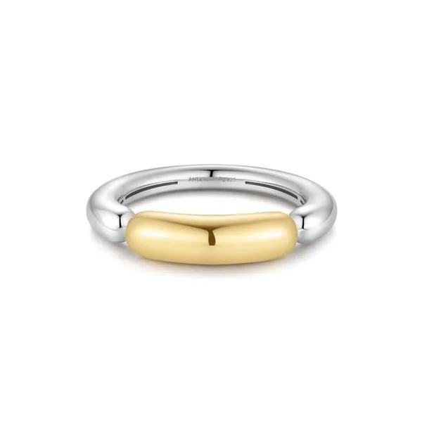Two-Tone Segmented Puffy Ring Mees Jewelry Chillicothe, OH