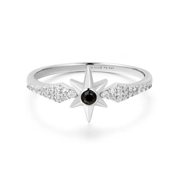 Silver Black Onyx Star Ring Mees Jewelry Chillicothe, OH