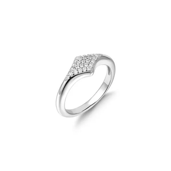 Silver Pave Sparkle Ring Mees Jewelry Chillicothe, OH