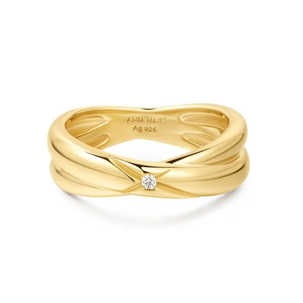 Gold Cross Double Ring Mees Jewelry Chillicothe, OH