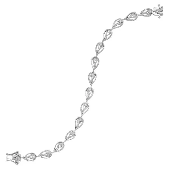 Sterling Silver 0.50ctw Diamond Bracelet Mees Jewelry Chillicothe, OH
