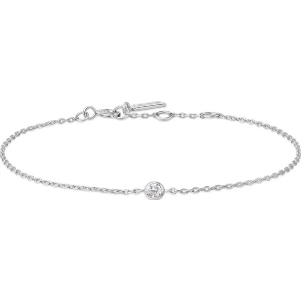 Silver Sparkle Bezel Bracelet Mees Jewelry Chillicothe, OH