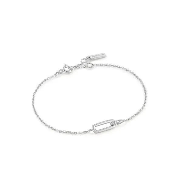 Silver Glam Interlock Bracelet Mees Jewelry Chillicothe, OH