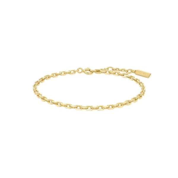 Gold Paper Clip Chain Bracelet Mees Jewelry Chillicothe, OH