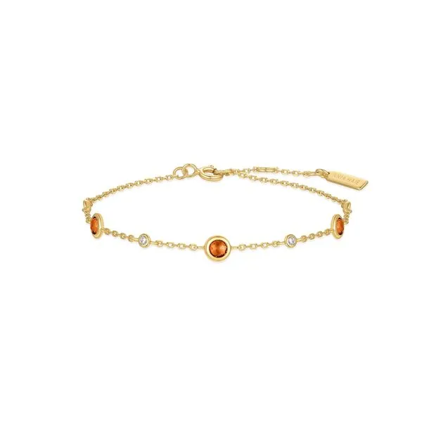 Gold Nano Gem Station Bracelet Mees Jewelry Chillicothe, OH