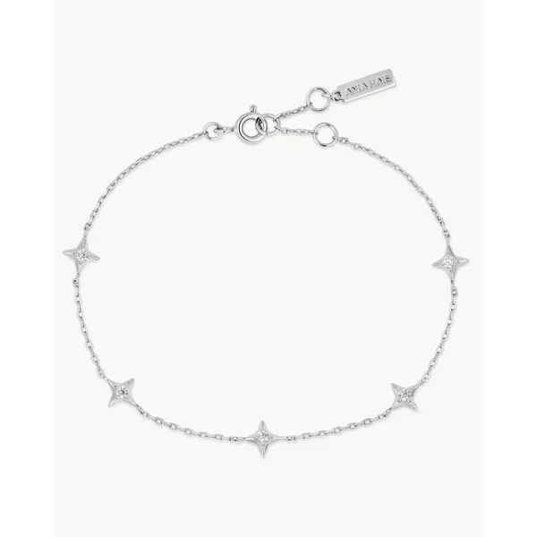 Silver Stars Station Bracelet Mees Jewelry Chillicothe, OH