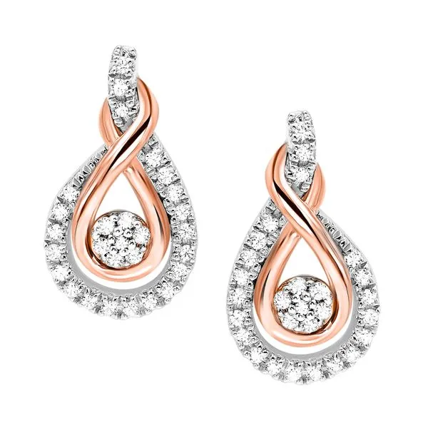 Sterling Silver 0.20ctw Diamond Earrings Mees Jewelry Chillicothe, OH