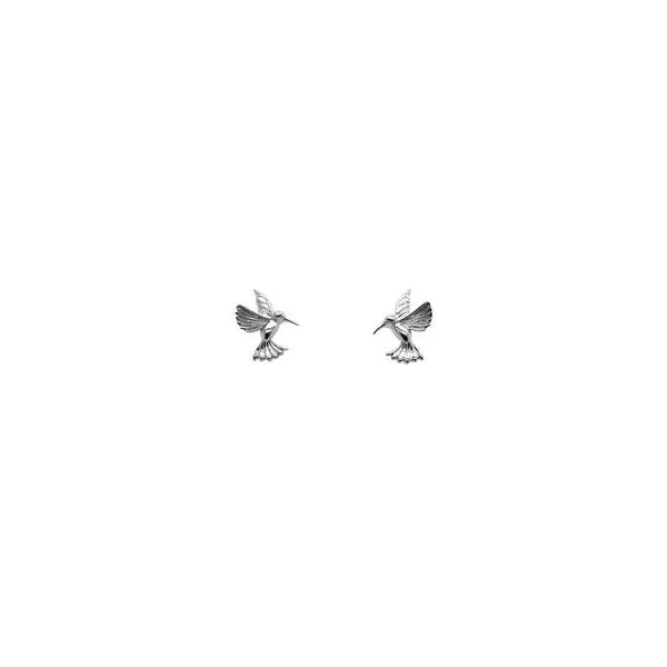 Sterling Silver Hummingbird stud Earrings Mees Jewelry Chillicothe, OH