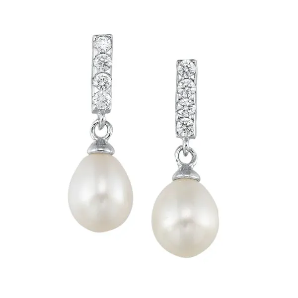 Sterling Silver Pearl Earrings Mees Jewelry Chillicothe, OH