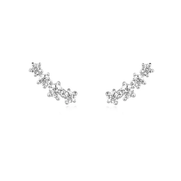 Silver Sparkle Climber Studs Mees Jewelry Chillicothe, OH