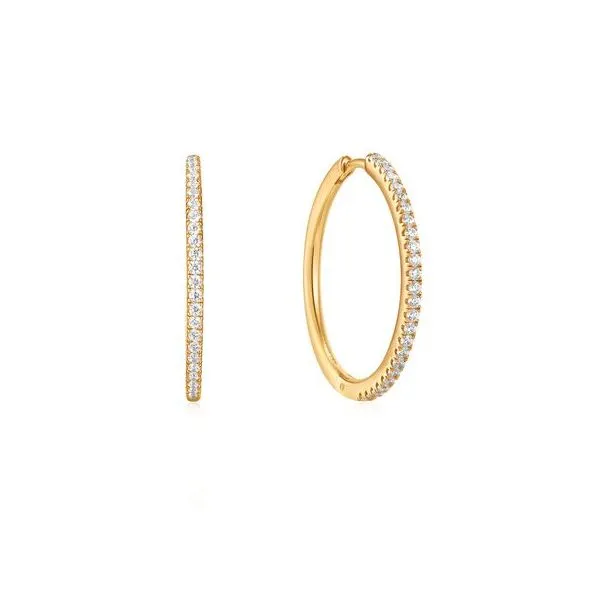 Gold Glam Hoop Earrings Mees Jewelry Chillicothe, OH