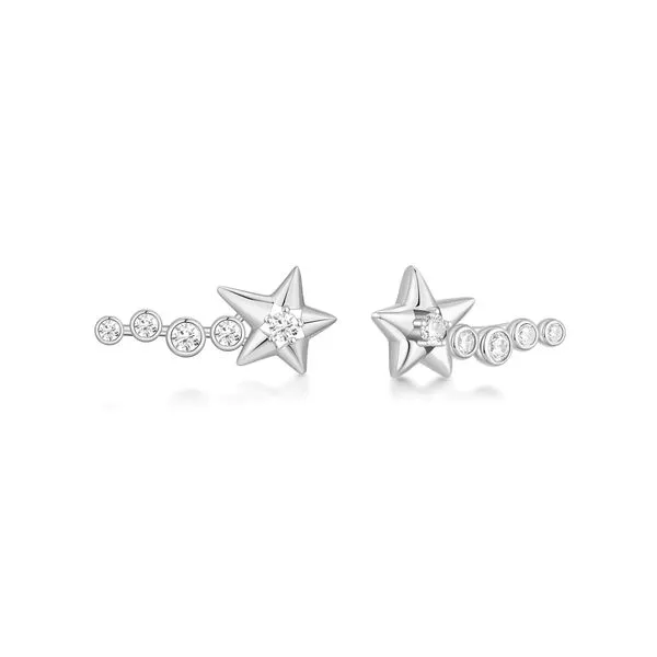 Silver Sparkling Meteor Climbers Mees Jewelry Chillicothe, OH