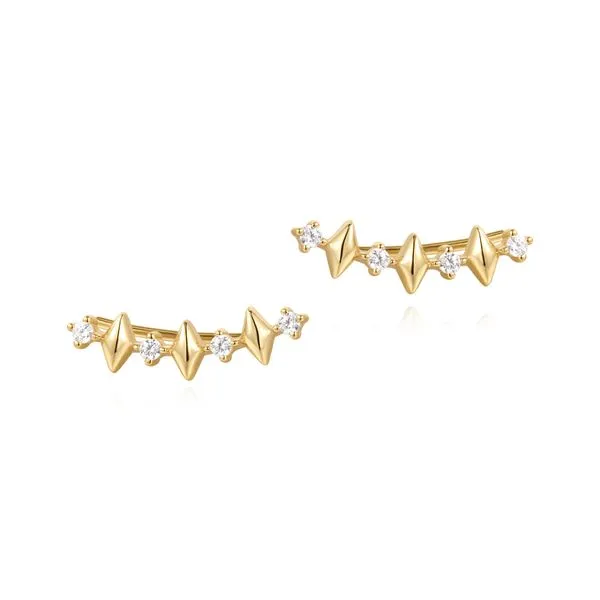 Gold Multi Sparkle Climber Studs Mees Jewelry Chillicothe, OH