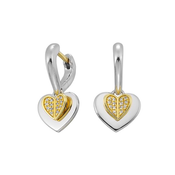 Gold Silver Diamond Earring Mees Jewelry Chillicothe, OH