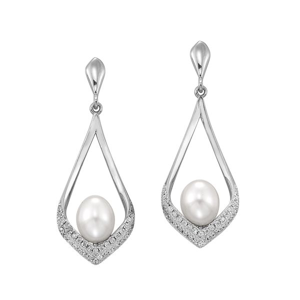 Sterling Silver Pearl Earrings Mees Jewelry Chillicothe, OH