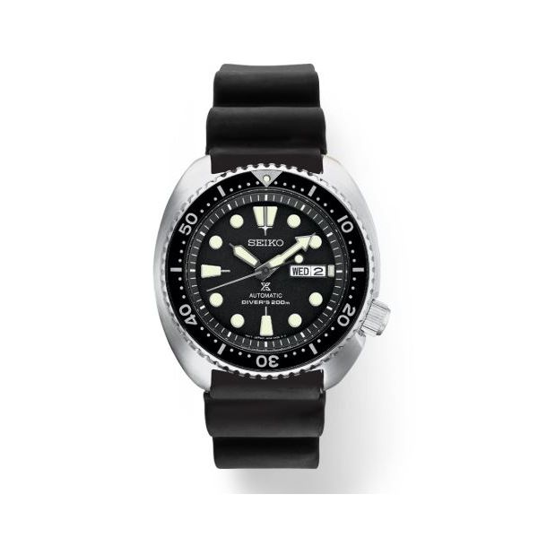 Seiko Black Silicone Automatic Watch Meigs Jewelry Tahlequah, OK