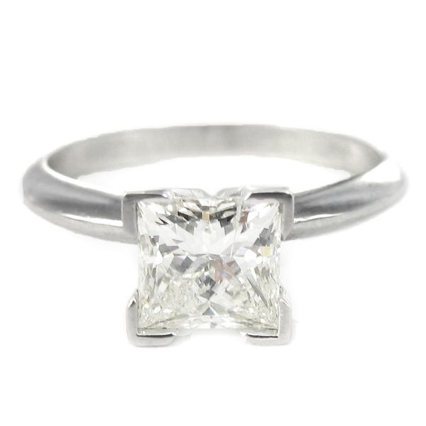 Princess Solitaire Diamond Engagement Ring Meigs Jewelry Tahlequah, OK