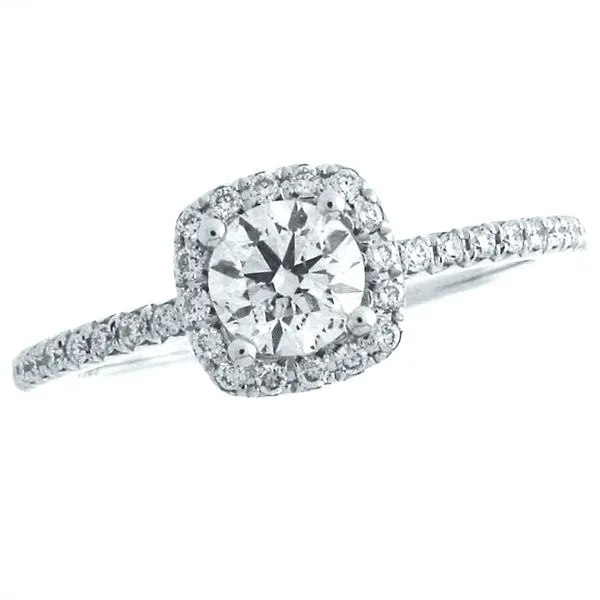 Round Diamond Halo Engagement Ring Meigs Jewelry Tahlequah, OK