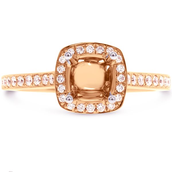 Cushion Diamond Halo Engagement Ring Image 2 Meigs Jewelry Tahlequah, OK
