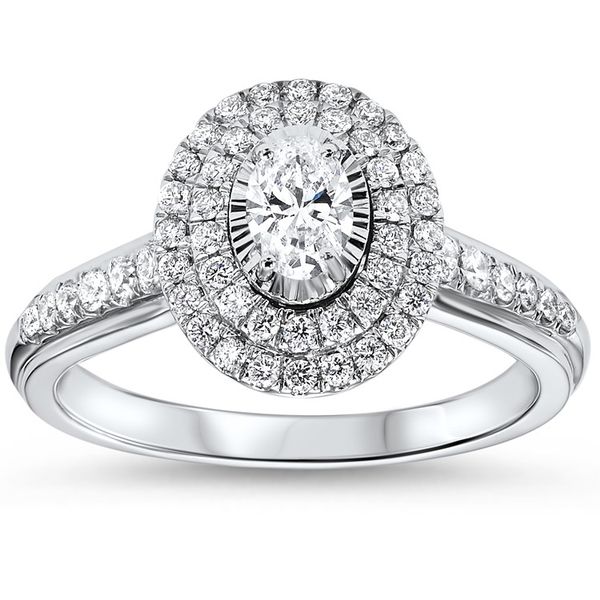 Oval Halo Diamond Engagement Ring Meigs Jewelry Tahlequah, OK