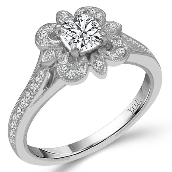 Cushion Halo Diamond Engagement Ring Meigs Jewelry Tahlequah, OK