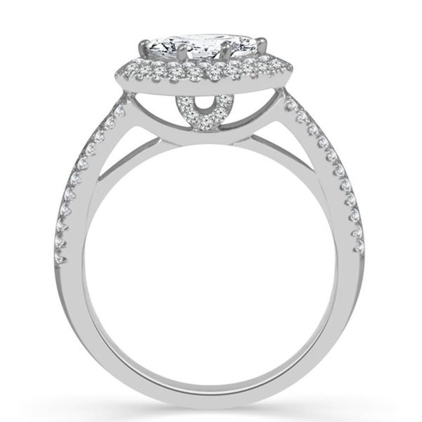 Marquise Halo Diamond Engagement Ring Image 3 Meigs Jewelry Tahlequah, OK