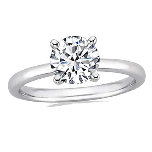 Round Solitaire Engagement Ring Meigs Jewelry Tahlequah, OK