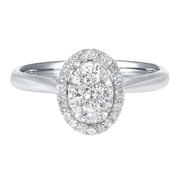 Oval Halo Diamond Engagement Ring Meigs Jewelry Tahlequah, OK