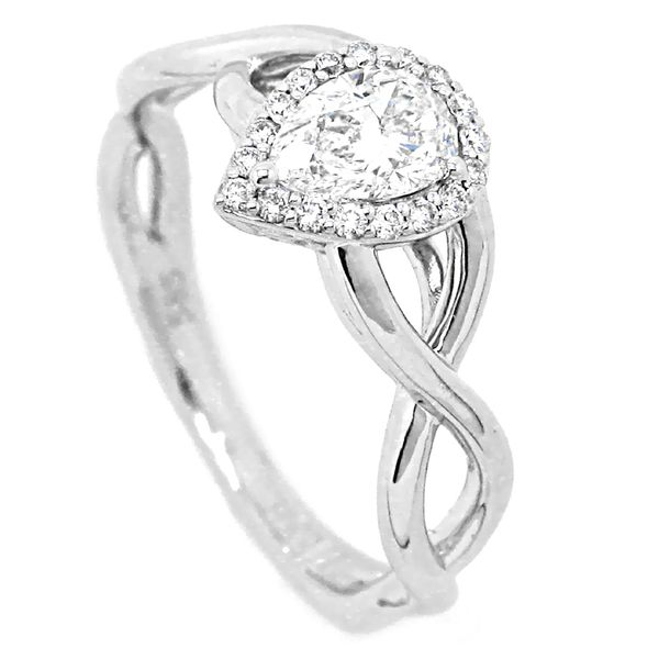 Pear Diamond Engagement Ring Image 2 Meigs Jewelry Tahlequah, OK