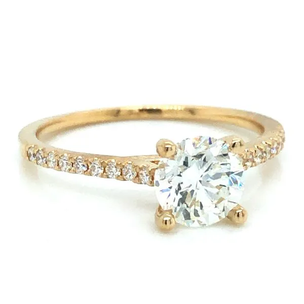 Round Diamond Engagement Ring Meigs Jewelry Tahlequah, OK