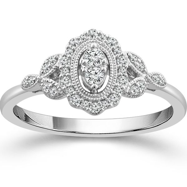 White Gold Diamond Promise Ring Meigs Jewelry Tahlequah, OK