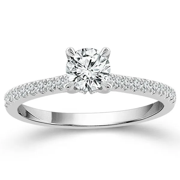 Round Diamond Engagement Ring Meigs Jewelry Tahlequah, OK