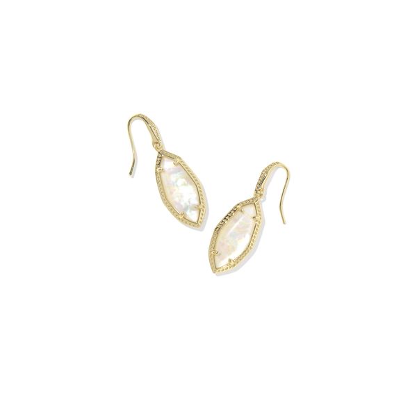 Kendra Scott Yellow Gold Plated Iridescent Abalone Ophelia Earrings Meigs Jewelry Tahlequah, OK