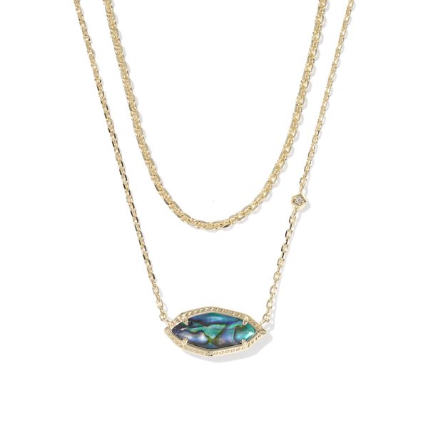 Gold Abalone Multi Strand Necklace Meigs Jewelry Tahlequah, OK