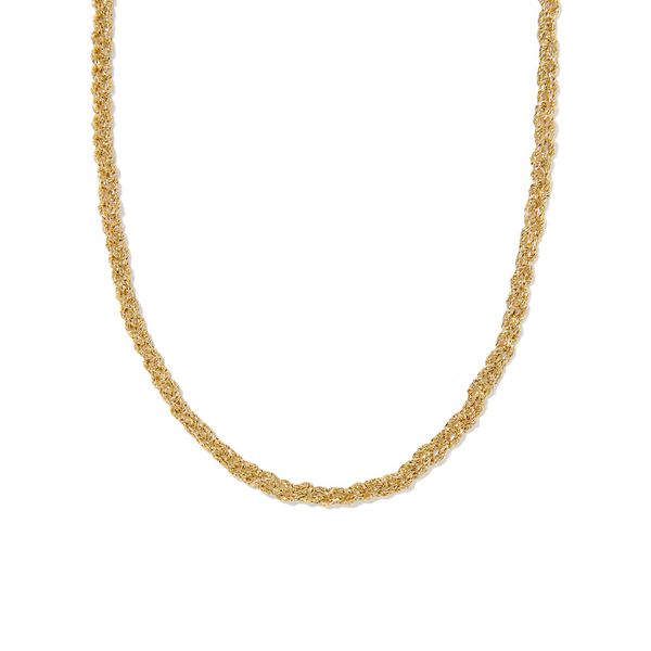 Yellow Gold Plated Metal Gabriella Chain Necklace Meigs Jewelry Tahlequah, OK