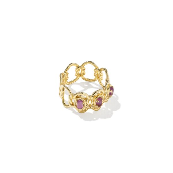 Yellow Gold Plated Band Ring Meigs Jewelry Tahlequah, OK