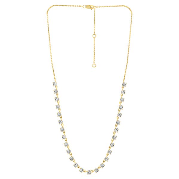 14KY 2.75CTW RND DIA CHAIN NECKLACE Image 2 Meigs Jewelry Tahlequah, OK