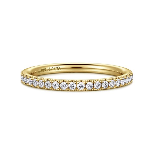 14K Yellow Gold Anniversary Band Ring Meigs Jewelry Tahlequah, OK